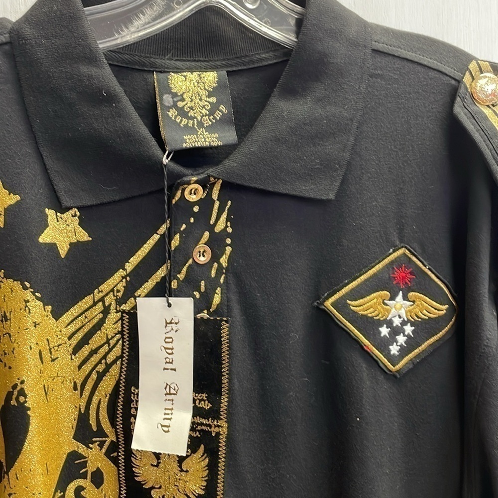 NWT Royal Army Button-Up Shirt – Men’s Size XL, Military Style (1144) - Picture 1 of 5